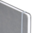 Блокнот А5 135x212 мм BRAUBERG "Edge", под кожу, резинка, держатель,