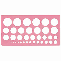 Линейка окружностей от 1 до 36мм,ТТ-21 штр.  4620000633099