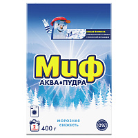 Стиральный порошок для машинной стирки Миф "Морозная свежесть", 400г: 81541518 штр.: 5413149109810