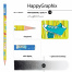 КАРАНДАШ ЧЕРНОГРАФИТОВЫЙ "HappyGraphix" КЕДЫ НВ