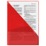 Папка-уголок 2 кармана, непрозрачная, А4, BRAUBERG "SPECIAL", красная,
