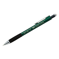 Карандаш механический Faber-Castell "Grip 1345" B, 0,5мм, грип, с ласт., автоподача грифеля, зеленый
