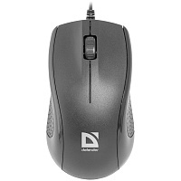 Мышь Defender Optimum MB-160, USB, черный, 3btn+Roll 52160