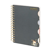 ЗАПИСНАЯ КНИЖКА "ART JOURNAL" А5,120 Л. НА ГРЕБНЕ, С РАЗДЕЛИТЕЛЯМИ "ПРОСТО ЛЮБОВЬ"