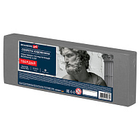 Пластилин скульптурный ТВЕРДЫЙ СЕРЫЙ "Секреты художника", 1 кг, BRAUBERG ART, 107489