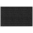 Коврик придверный 50х80 см, ЧЕРНЫЙ, влаго-грязезащитный, 450 г/м2, ребристый,