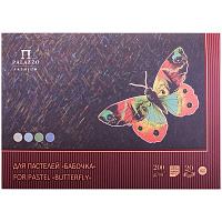 Планшет для пастелей 20л. А3 "Бабочка", 200г/м2, 4-х цветная тонированная: ПБ/А3 штр.:  4607112473447