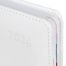 Ежедневник датированный 2026 А5 148х218 мм, GALANT "White", под кожу,
