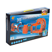 Автотрек 360о Головокружительное вращение, со светом и музык,34 дет.,BOX 46?8?30 см, арт. PP-JD33605