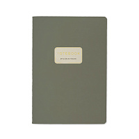 ТЕТРАДЬ А5, Bruno Visconti "MONOCOLOR" (VERDE.OLIVE) 40л. клетка
