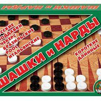 НИ Шашки-нарды большие 01069