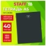 Тетрадь А5 40 л. STAFF "College", скоба, клетка, офсет №2 ЭКОНОМ,