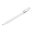 Ручка шариковая масляная автоматическая BRAUBERG "Click White", СИНЯЯ,