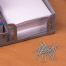 Скрепки STAFF, 25 мм, оцинкованные, треугольные, 100 шт., в картонной коробке,