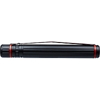 Тубус D90мм, L630-1100мм черный на ремне штр.  6939540588331