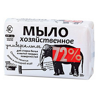 Мыло хозяйственное NC Универсальное, для стирки белья и мытья твердых поверхностей, 180 г