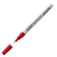 Маркер-краска MunHwa "Extra Fine Paint Marker" красная,1мм, нитро-основа EXPM-03
