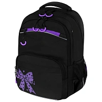 Рюкзак BRAUBERG FORCE, 2 отделения, 5 карманов, "Purple bow", 39х28х17 см, 274409