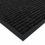Коврик придверный 90х150 см, ЧЕРНЫЙ, влаго-грязезащитный, 450 г/м2, ребристый,