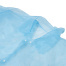 Халат одноразовый голубой на кнопках КОМПЛЕКТ 10 шт., XL, 110 см, резинка, 20