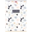 Тетрадь А4, 80 л., HATBER, скоба, клетка, Soft-touch ламинация, "Музыка