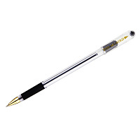 Ручка шариковая "MC Gold", черная, 0,5мм, грип, штрих-код: BMC-01 штр.:  8801006783414