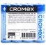 Батарейки алкалиновые "пальчиковые" КОМПЛЕКТ 4 шт., CROMEX (КРОМЕКС)