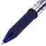 Ручка стираемая гелевая с грипом BRAUBERG "LINE DARK COLOR", СИНЯЯ,
