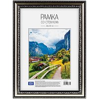 Рамка пластиковая 21*30см, №7, серебро: РП_6307 штр.:  4680211043070