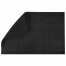 Коврик придверный 60х90 см, ЧЕРНЫЙ пластиковый грязезащитный, толщина 10 мм,