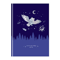 Записная книжка А5 80л. BG "Немного волшебства", soft-touch ламинация, тиснение голографической фольгой, блок в точку