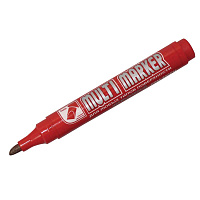 Маркер перманентный "MULTI MARKER" красный, скошенный, 5мм: CPM-800CH штр.:  8803654001797