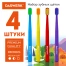 Зубные щетки, набор 4 штуки, СРЕДНЕ-МЯГКИЕ (MEDIUM SOFT), DASWERK (ДАСВЕРК),