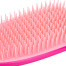 Расческа для волос массажная 22,5х6,5 см, розовая + щетка для чистки В ПОДАРОК,