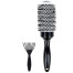 Расческа для волос термобрашинг 24,5х6х4,5 см, круглая + щетка для чистки В