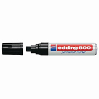Маркер перманентный EDDING E-800/1 черный 4-12мм скошенный наконеч. штр.  4004764053834