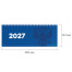 Планинг датированный 2027 285х112 мм, STAFF, гребень, картонная обложка, 64