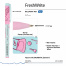 РУЧКА "FreshWrite. Life Style. Pink dream" ШАРИКОВАЯ 0.7 ММ, СИНЯЯ