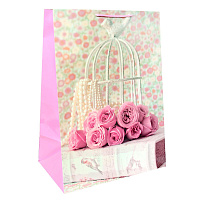 Сумка бум.26 супер вертик.- птичка певчая, 40х55х24см 48621