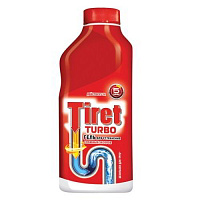Средство для удаления засоров Tiret Turbo, 500 мл.