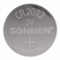 Батарейка литиевая SONNEN Lithium CR2032 "таблетка, дисковая,