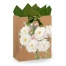 Пакет подарочный (1 штука) 18х10х23 см (M), "Flowers", ассорти,