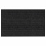 Коврик придверный 80х120 см, ЧЕРНЫЙ, влаго-грязезащитный, 450 г/м2, ребристый,