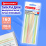 Закладки клейкие, выделители текста, BRAUBERG ULTRA COLOR, 135х5 мм, 160 штук (8
