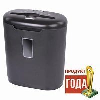 Уничтожитель (шредер) BRAUBERG S6, 3 уровень секретности, фрагменты 5х34 мм, 6 листов, корзина 16 литров, 530963