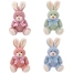 Игрушка мягкая "Зайчик", 15 см, ассорти 4 цвета, WOOZOO (ВУЗУ), 666811