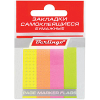 Флажки-закладки 12*50 мм, 100 л.*4 неоновых цвета: LSz_50124 штр.:  4606782155424