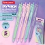 Ручки шариковые автоматические с грипом BRAUBERG "CLASSIC PASTEL",