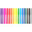 Фломастеры Deli ColoRun 18 цветов, вентилируемые, пакет с европодвесом, EC10013