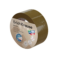 Клейкая лента упаковочная ErichKrause Коричневая, 48ммх50м, коричневый (в пленке по 1 штуке)